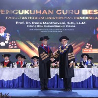 Universitas Pancasila Kukuhkan Prof DR. Reda Mathovani, SH, LLM Sebagai Guru Besar Bid Hukum Pidana