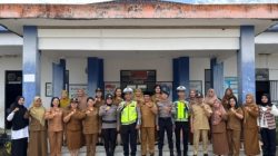 Polwan Polres Melawi Pimpin Upacara di SDN Nanga Pinoh, Tanamkan Nilai Disiplin