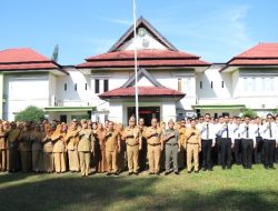 Wagub Krisantus Tekankan Profesionalisme dan Disiplin ASN Dalam Apel Pagi di BPSDM Kalbar