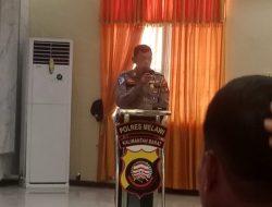 Gelar Opsnal Polres Melawi dan Polsek Jajaran, Kapolres Melawi Tekankan Tertibkan Balapan Liar dan Knalpot Brong