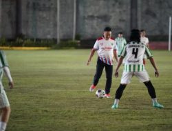 Laga Persahabatan Buka POPDA Pontianak 2026 Duet Edi-Bahasan Sumbang Empat Gol