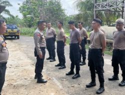 Satuan Samapta Polres Melawi Latihan Dalmas