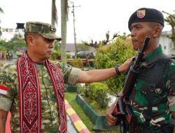 Pangdam XII/Tpr Tinjau Kesiapan Tempur Kompi Kavaleri 12/Macan Dahan Cakti