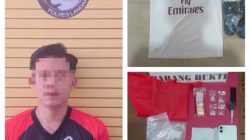 Pesan Shabu lewat Taxi di ringkus Polisi