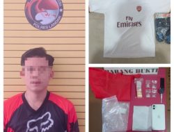 Pesan Shabu lewat Taxi di ringkus Polisi