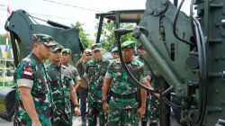 Pertegas Profesionalisme Prajurit, Pangdam XII/Tpr Sambangi Markas Yonzipur 6/SD di Anjongan