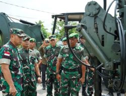 Pertegas Profesionalisme Prajurit, Pangdam XII/Tpr Sambangi Markas Yonzipur 6/SD di Anjongan