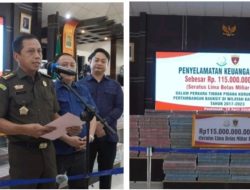 Kejati Kalbar Berhasil Selamatkan Uang Negara Rp 115 Milyar Hasil Korupsi Tambang,Penyidikan Terus Bergulir 