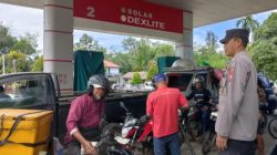 Polsek Hulu Gurung Monitoring Stok BBM, Distribusi di SPBU 65.787.001 PT.Katulistiwa Jaya Mulia 