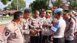 Tim Propam Polda Kalbar Gelar Gaktibplin di Polres Melawi, Periksa Kendaraan hingga Penampilan Personel