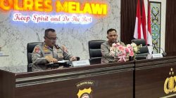 Kapolres Melawi Berikan Arahan Kepada Personel Polres Melawi dan Polsek Jajaran