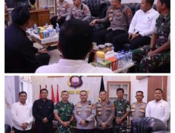 Kapolres Melawi Terima Kunjungan Dandim 1205/ Stg, AKBP Harris : Perkuat Sinergitas dan Soliditas TNI-Polri