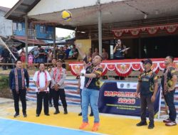 Kapolres Melawi Buka Tounamen Volly Putra Semi – Open Kapolres Melawi Cup 2026