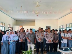 Sat Binmas Polres Melawi Gelar Sosialisasi Bijak Bermedia Sosial di SMA Negeri 1 Pinoh Utara