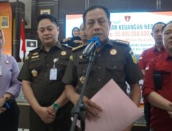 Belum Genap 1 Bulan. Kejati Kalbar Kembali Selamatkan Rp. 55 Miliar, Total Pemulihan Tembus Rp.170 Miliar dari Skandal Bauksit.