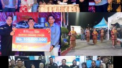 DORONG EKONOMI DAERAH, PEMKAB DAN BANK DAERAH SERAHKAN GRAND PRIZE PESIRAH SEKALIGUS LAUNCHING PROMO SUPERMARKET ISTIMEWA