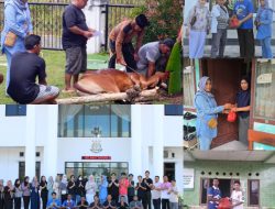 Membumikan Sisi Humanis Adhyaksa, Kejari Belitung Timur Salurkan Daging Kurban Untuk Masyarakat Beltim