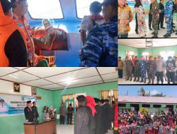 BUPATI KAMARUDIN MUTEN BERTOLAK KE PULAU BUKU LIMAU, LANTIK PEJABAT JPT PRATAMA SEKALIGUS TINJAU SEKOLAH