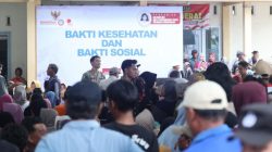 1.781 Warga Nganjuk Terima Pengobatan Gratis dan Sembako dari Polda Jatim
