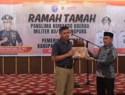 Wabup Kapuas Hulu  Sukardi Sambut Pangdam XII/Tanjungpura, Perkuat Kerja Sama Daerah dan TNI