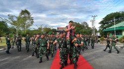 Pangdam XII/Tpr Sambangi Yonif 644/Walet Sakti: Prajurit Infanteri Harus Mahir dan Militan