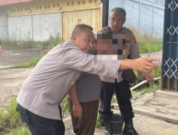 Kapolres Melawi Bantu Evakuasi Korban Laka Tunggal