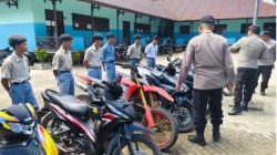 Polsek Silat Hulu Sosialisasi dan Tertibkan Knalpot Brong di SMPN 01 dan SMAN 01 Silat Hulu