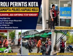 Patroli Perintis Kota Sat Samapta Polres Kapuas Hulu Jaga Kondusifitas Putussibau