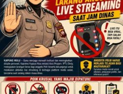 Tegaskan Profesionalisme, Polres Kapuas Hulu Larang Anggota Live Streaming Saat Jam Dinas