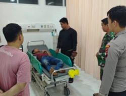Pengemudi Hilux Alami Patah Kaki Kecelakaan Tunggal di Putussibau Selatan