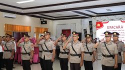 Kapolres Melawi Pimpin Sertijab Sejumlah Pejabat Utama dan Kapolsek