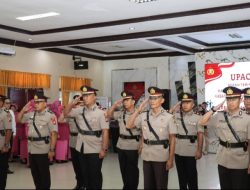 Kapolres Melawi Pimpin Sertijab Sejumlah Pejabat Utama dan Kapolsek