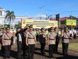 Polres Kapuas Hulu Gelar Sertijab Kabagops, Kabagren, dan 4 Kapolsek