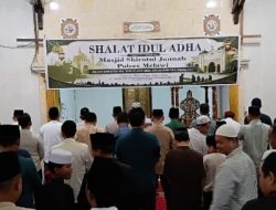 Polres Melawi Bersama Masyarakat Gelar Sholat Idul Adha 1447 H