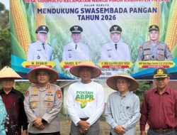 Kapolres Melawi Hadiri Penanaman Jagung Hibrida di Sidomulyo, Wujud Dukungan Ketahanan Pangan Nasional
