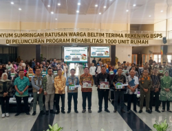 Senyum Sumringah Ratusan Warga Beltim Terima Rekening BSPS Di Peluncuran Program Rehabilitasi 1000 Unit Rumah