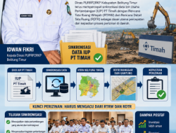 Dinas PUPRP2RKP Beltim Kebut Sinkronisasi Data IUP PT Timah, Kunci Perizinan Mengacu Dari RTRW Dan RDTR