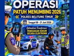 Bersiap! Polres Belitung Timur Gelar Operasi Patuh Menumbing 2026 Mulai 8 Juni, ETLE Jadi Fokus Utama