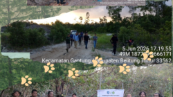 Tim Gabungan Sisir Hutan Belitung Timur, Temukan Bekas Tambang Dan Delapan Ponton Liar