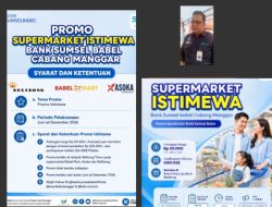 Perluas Ekosistem Nontunai, Bank Sumsel Babel Manggar Gelar Promo QRIS Potongan Rp 50 Ribu di Tiga Swalayan Besar