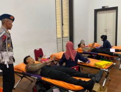 Brimob Polda Metro Jaya Gelar Donor Darah dI Hari Bhayangkara ke-80, Libatkan 100 Personel