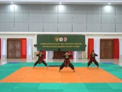 Sabet Tiga Podium, Kodam XII/Tpr Torehkan Prestasi di Ajang Pencak Silat Militer Virtual TNI AD