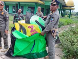 Lagi, Satpol PP Amankan 60 Layangan di Pontianak Utara