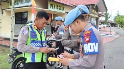 Propam Polres Melawi Gelar Gaktibplin, Periksa Kelengkapan Kendaraan dan Identitas Personel