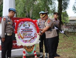 Polres Melawi Gelar Ziarah Makam dan Tabur Bunga Peringati Hari Bhayangkara ke-80