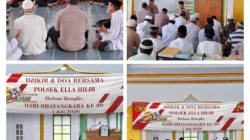 Polsek Ella Hilir bersama Masyarakat Gelar Zikir dan Doa Bersama