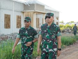 Pangdam XII/Tpr Cek Pembangunan Batalyon TP 882/Hulubalang