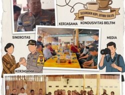 Rajut Kemitraan Strategis, Kapolres Beltim dan Insan Pers Sepakat Jaga Kondusivitas Daerah Lewat Secangkir Kopi