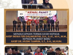Estafet Kepemimpinan Polres Belitung Timur : Kehangatan dan Optimisme Baru