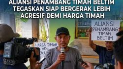 Disebut Batal Demo, Ketua Aliansi Penambang Timah Beltim Tegaskan Siap Bergerak Lebih Agresif Demi Harga Timah